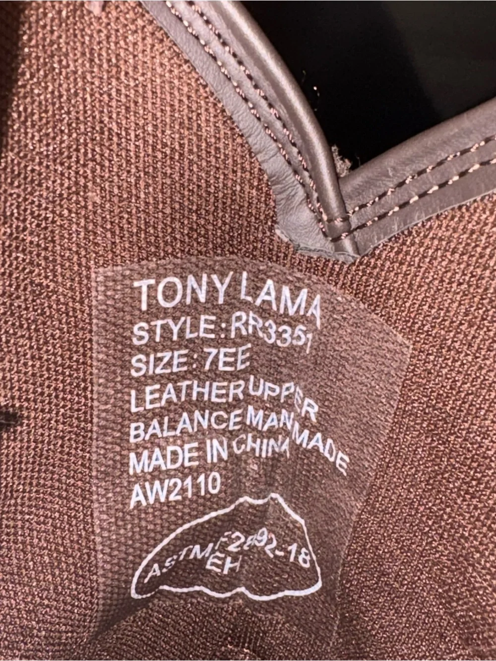 Tony Lama Dusty Brown and Tan Western Work Boots